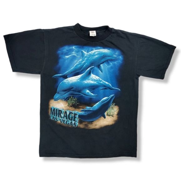 mirage Other - VINTAGE MIRAGE LAS VEGAS DOLPHIN SHIRT